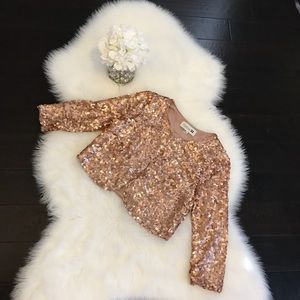 Forever 21 sequins bolero jacket